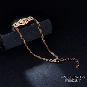 rose gold stud bracelets for women large jewelry factory,OEM/ODM Jewelry Trade processing customized,Wholesale jewelry manufacturer