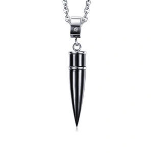 Bullet Pendant mens necklaces large jewelry factory,OEM/ODM Jewelry Trade processing customized,Wholesale jewelry manufacturer