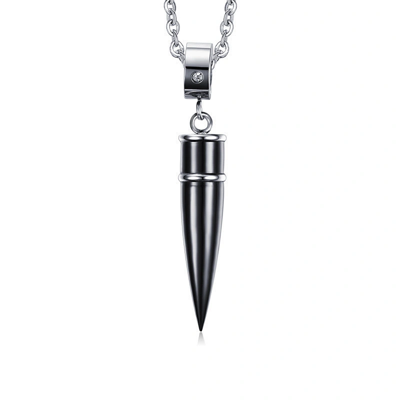 Bullet Pendant mens necklaces large jewelry factory,OEM/ODM Jewelry Trade processing customized,Wholesale jewelry manufacturer