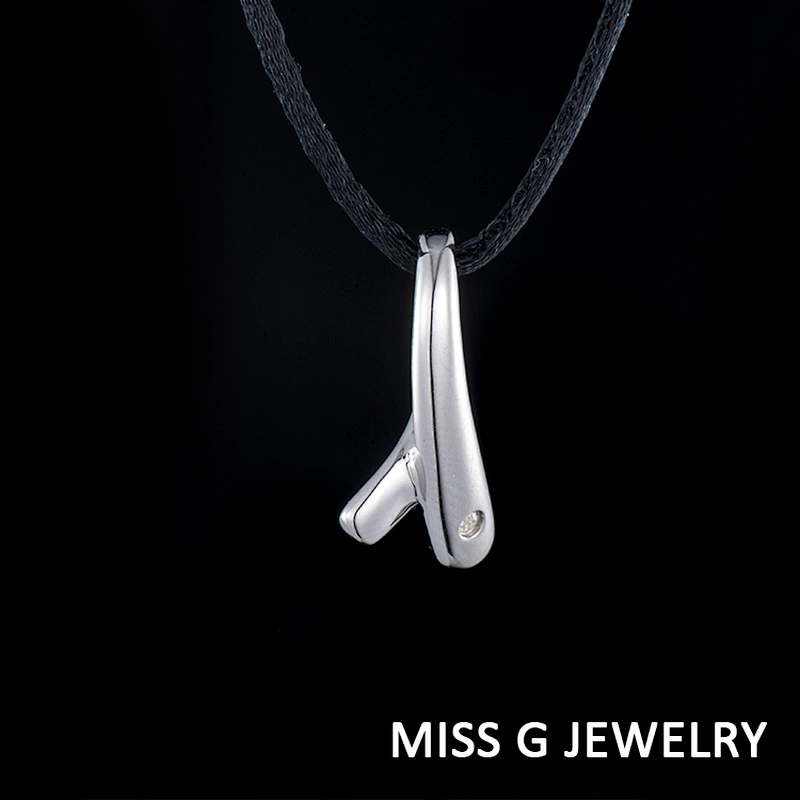Fashionable personality simple Pendant Single zircon jewelry OEM/ODM Jewelry Trade processing customized,Wholesale jewelry manufacturer