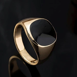 Smooth Men's Ring large jewelry factory,OEM/ODM Jewelry Trade processing customized,Wholesale jewelry manufacturer