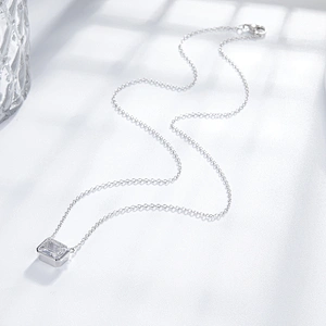 Zircon Necklace large jewelry factory,OEM/ODM Jewelry Trade processing customized,Wholesale jewelry manufacturer