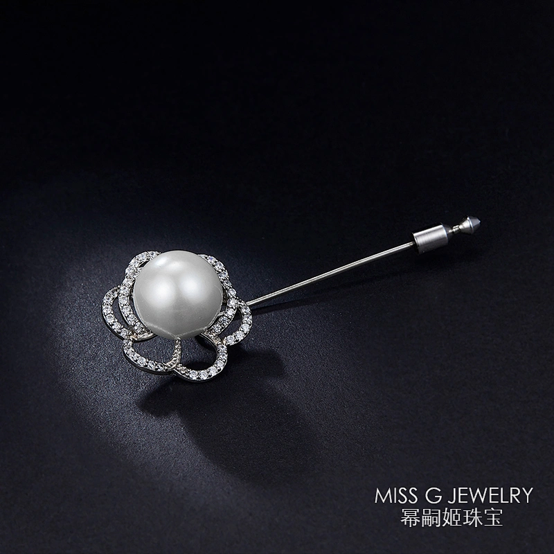 Pearl brooch large jewelry factory,OEM/ODM Jewelry Trade processing customized,Wholesale jewelry manufacturer