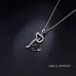 Jewelry Factory Custom Wholesale Agent S925 Silver Pendant Hot Selling Rat Diamond Necklace Pendant