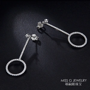 Round Earrings 925 silver earnail jewelry large jewelry factory,OEM/ODM Jewelry Trade processing customized,Wholesale jewelry manufacturer