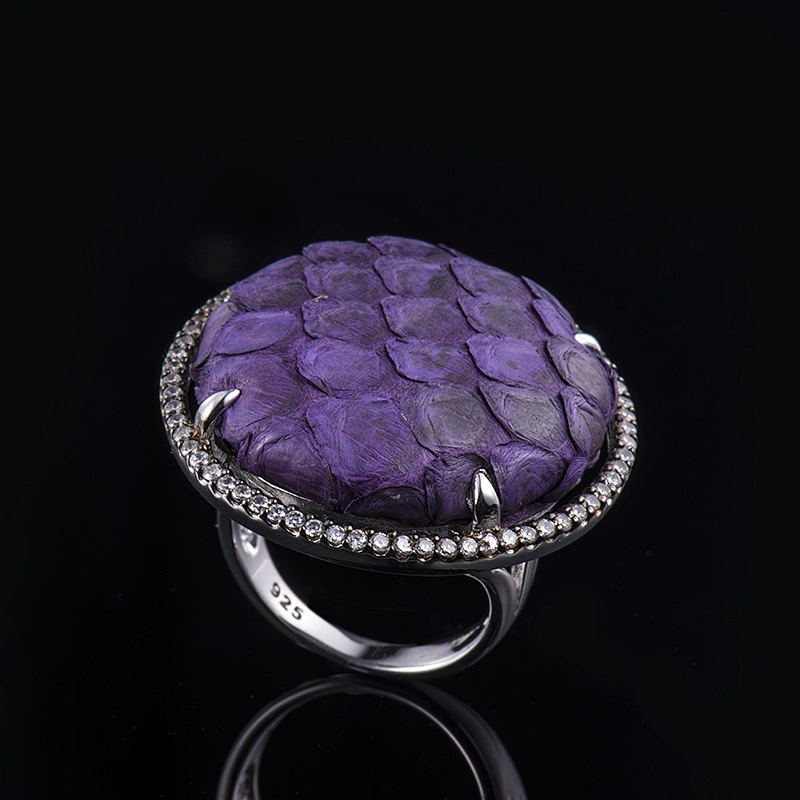 Fashion Jewelry S925 Silver Flower Ring Jewelry Round Ring Wholesale jewelry manufacturer