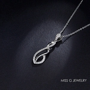 Jewelry Factory Customized S925 Silver Pendant Hot Selling Wave Silver Necklace Pendant