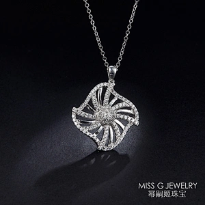 Trendy Pendant S925 Silver Fashion Pendant inlaid with zircon