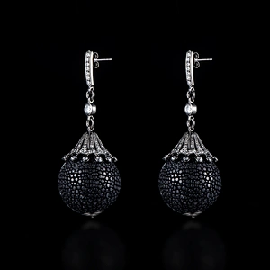 S925 Silver Fashion Individual Zircon Earrings large jewelry factory,OEM/ODM Jewelry Trade processing customized,Wholesale jewelry manufacturer