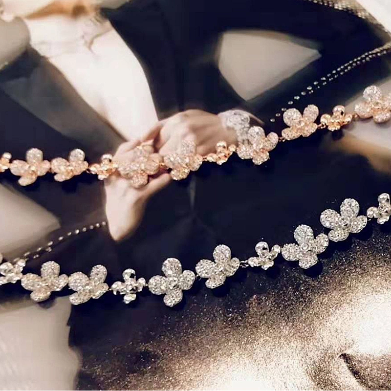 Women's Bracelet Girl Bracelet Rose Gold Bracelet large jewelry factory,OEM/ODM Jewelry Trade processing customized,Wholesale jewelry manufacturer
