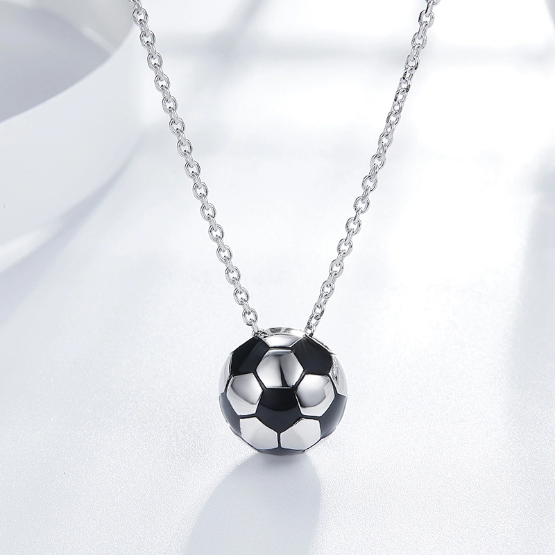 Football Pendant Football Necklace,large jewelry factory,OEM/ODM Jewelry Trade processing customized,Wholesale jewelry manufacturer