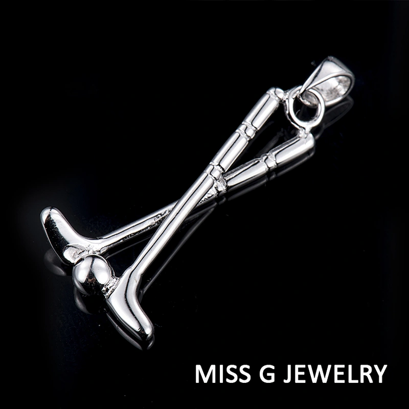 Golf Pendant Men and women's jewelry OEM/ODM Jewelry Trade processing customized,Wholesale jewelry manufacturer