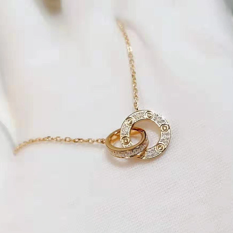 Circle Necklace Ring Pendant large jewelry factory,OEM/ODM Jewelry Trade processing customized,Wholesale jewelry manufacturer