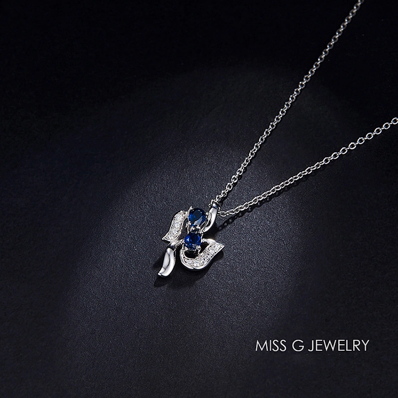 Zircon 925 Silver Pendant S925 Silver Pendant hot-selling butterfly-like diamond necklace pendant jewelry factory customization
