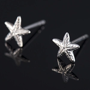 925 Silver Star Earrings LADIES EARRINGS large jewelry factory,OEM/ODM Jewelry Trade processing customized,Wholesale jewelry manufacturer