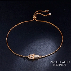 S925 Silver Palm Style Adjustable Fashion Bracelet large jewelry factory,OEM/ODM Jewelry Trade processing customized,Wholesale jewelry manufacturer