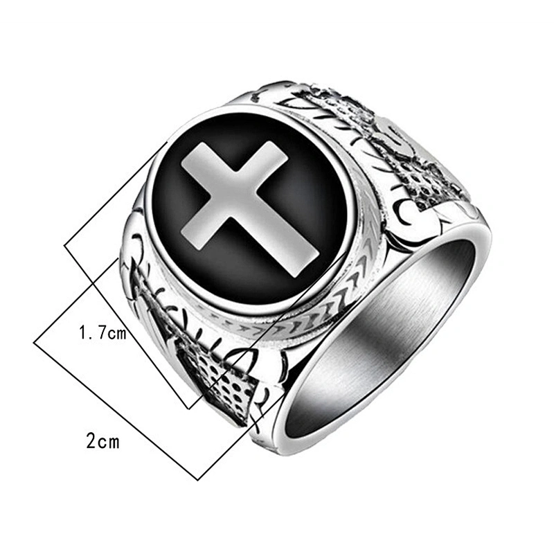 Jesus Cross Ring large jewelry factory,OEM/ODM Jewelry Trade processing customized,Wholesale jewelry manufacturer