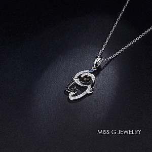 Hot-selling elephant zircon pendant jewelry manufacturers wholesale S925 Silver Pendant processing customization
