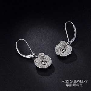 New Apple 925 Ear Nails Pure Silver Earrings large jewelry factory,OEM/ODM Jewelry Trade processing customized,Wholesale jewelry manufacturer