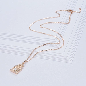 Fashion Pendant- Rose Gold Pendant-OEM/ODM Jewelry Trade processing customized,Wholesale jewelry manufacturer