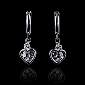 Zircon loving Earrings large jewelry factory,OEM/ODM Jewelry Trade processing customized,Wholesale jewelry manufacturer