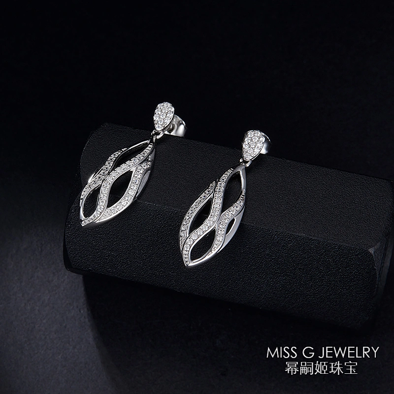 Earrings S925 Silver Curve Earrings Fashion Jewelry large jewelry factory,OEM/ODM Jewelry Trade processing customized,Wholesale jewelry manufacturer