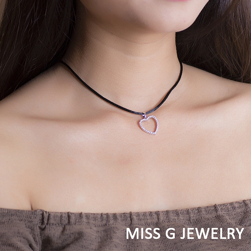Female engagement Pendant Heart-shaped Pendant large jewelry factory,OEM/ODM Jewelry Trade processing customized,Wholesale jewelry manufacturer