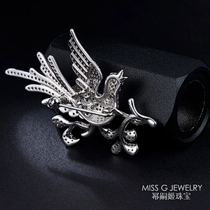 Lucky Bird Brooch large jewelry factory,OEM/ODM Jewelry Trade processing customized,Wholesale jewelry manufacturer