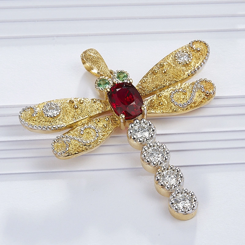 Butterfly-Pendant-925-silver-inlay-zircon-OEM/ODM-Jewelry-Trade-processing-customized