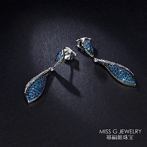 Sapphire Earrings large jewelry factory,OEM/ODM Jewelry Trade processing customized,Wholesale jewelry manufacturer