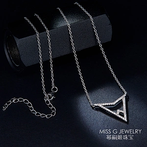 Diamond Pendant Necklace large jewelry factory,OEM/ODM Jewelry Trade processing customized,Wholesale jewelry manufacturer