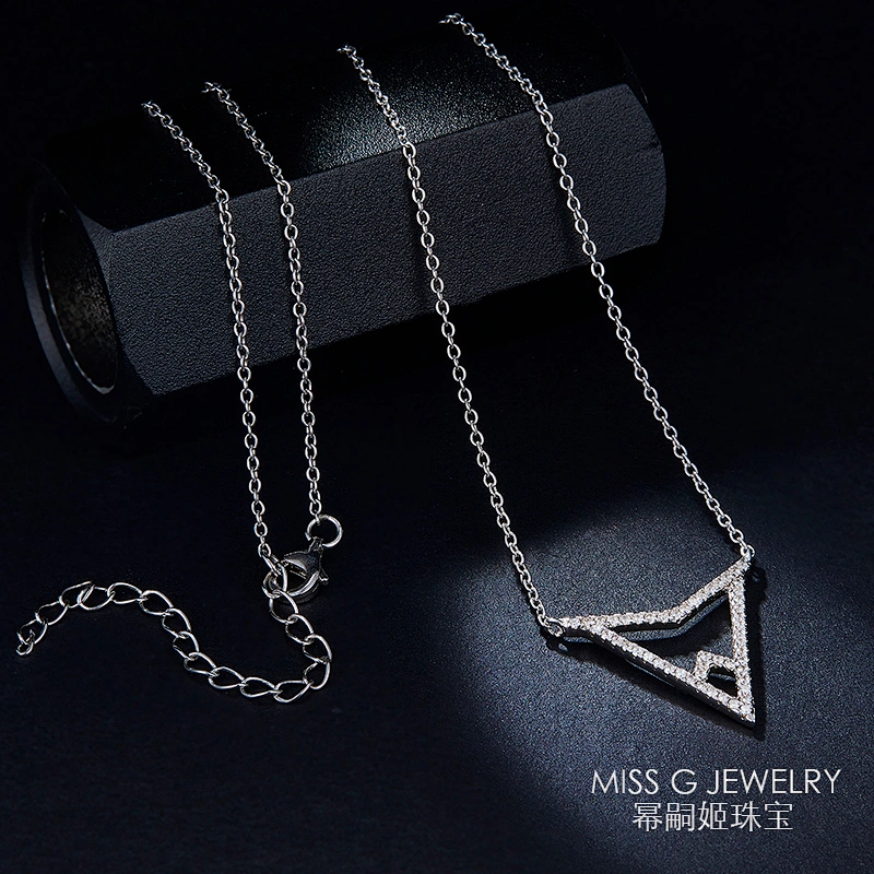 Diamond Pendant Necklace large jewelry factory,OEM/ODM Jewelry Trade processing customized,Wholesale jewelry manufacturer