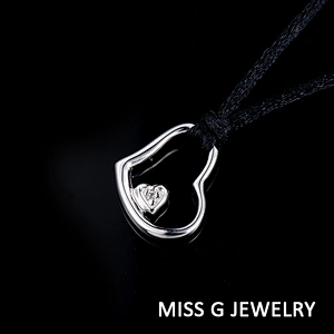 Love Single Zircon Pendant large jewelry factory,OEM/ODM Jewelry Trade processing customized,Wholesale jewelry manufacturer