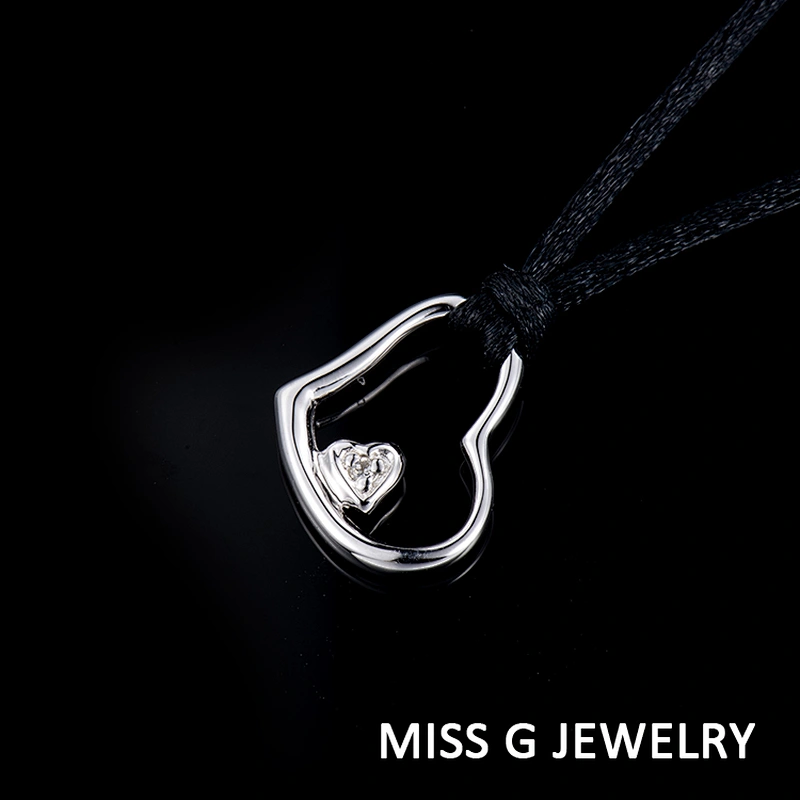 Love Single Zircon Pendant large jewelry factory,OEM/ODM Jewelry Trade processing customized,Wholesale jewelry manufacturer