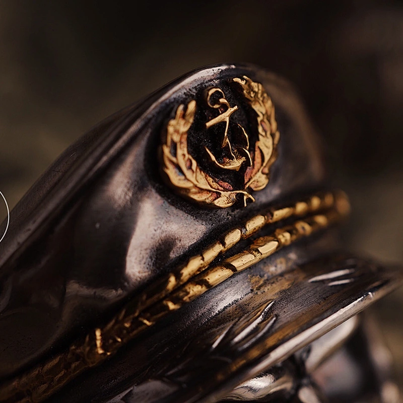 Pirate Captain Ring large jewelry factory,OEM/ODM Jewelry Trade processing customized,Wholesale jewelry manufacturer