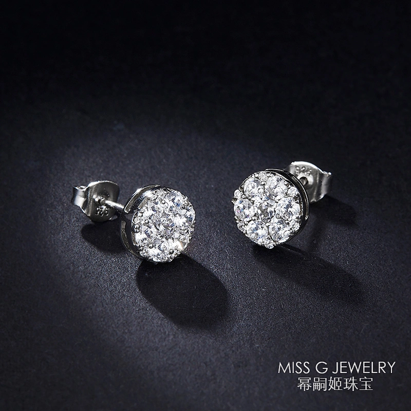 S925 Tremella Nail Jewelry Earrings large jewelry factory,OEM/ODM Jewelry Trade processing customized,Wholesale jewelry manufacturer