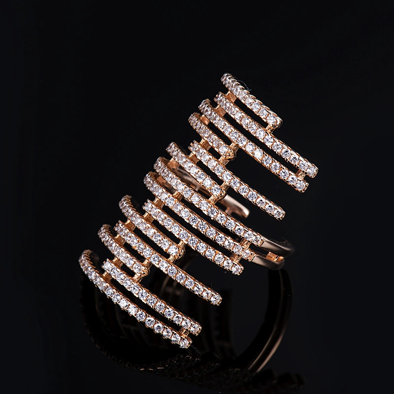 rose gold engagement rings unique engagement rings Fashion jewelry