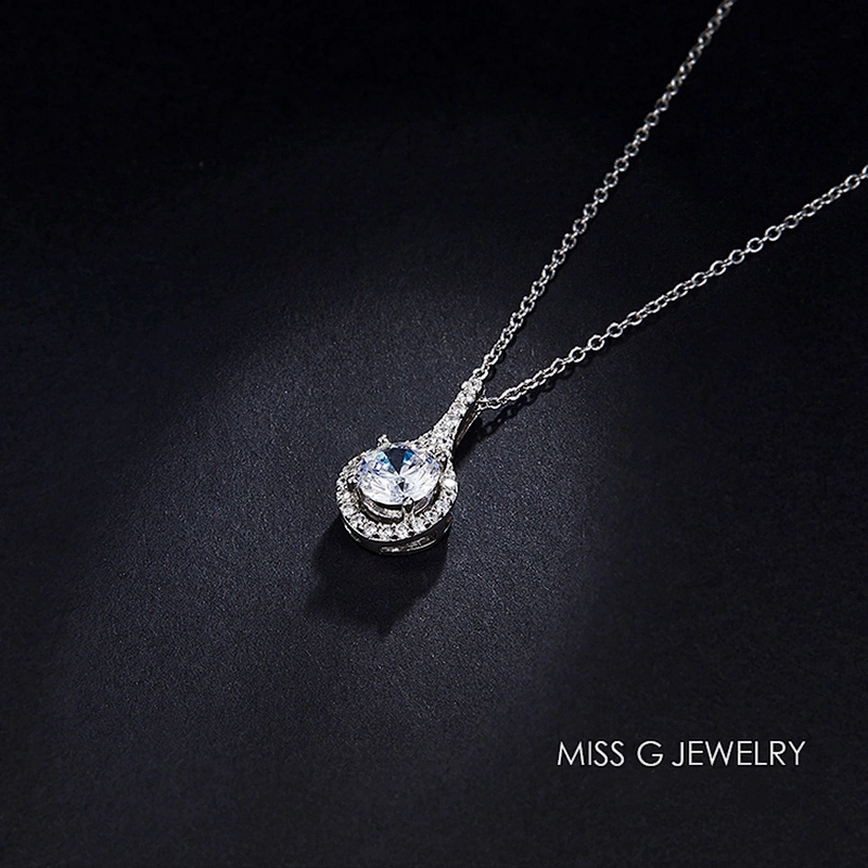 Large Zircon Pendant large jewelry factory,OEM/ODM Jewelry Trade processing customized,Wholesale jewelry manufacturer