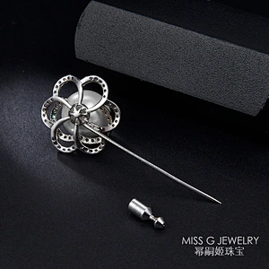 Pearl brooch large jewelry factory,OEM/ODM Jewelry Trade processing customized,Wholesale jewelry manufacturer