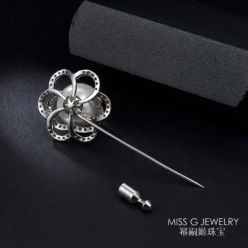 Pearl brooch large jewelry factory,OEM/ODM Jewelry Trade processing customized,Wholesale jewelry manufacturer