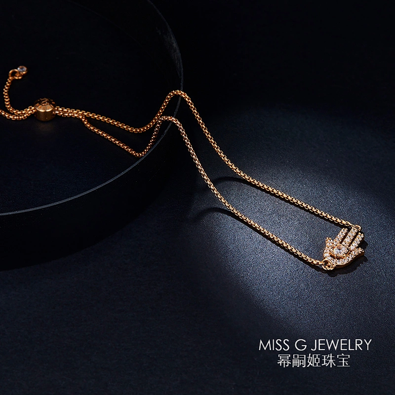 S925 Silver Palm Style Adjustable Fashion Bracelet large jewelry factory,OEM/ODM Jewelry Trade processing customized,Wholesale jewelry manufacturer