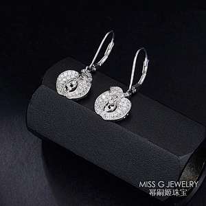 New Apple 925 Ear Nails Pure Silver Earrings large jewelry factory,OEM/ODM Jewelry Trade processing customized,Wholesale jewelry manufacturer