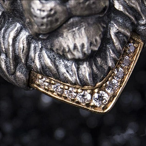 Lion Head Ring mens rings large jewelry factories, OEM/ODM jewelry trade processing customized, jewelry wholesale manufacturers