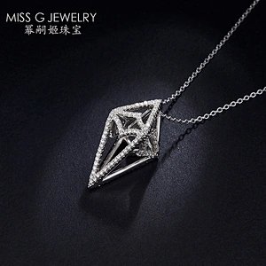 Factory customized Zircon Necklace Pendant S925 silver pendant jewelry wholesale agent
