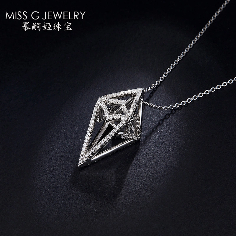 Factory customized Zircon Necklace Pendant S925 silver pendant jewelry wholesale agent