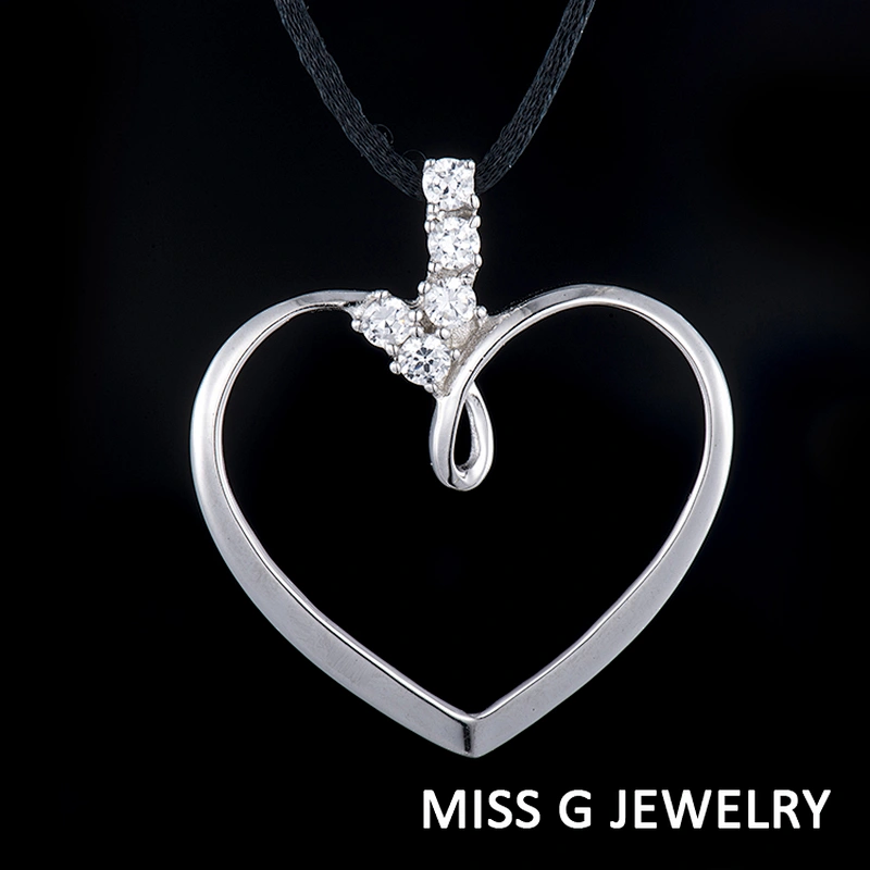 Zircon Pendant of love large jewelry factory,OEM/ODM Jewelry Trade processing customized,Wholesale jewelry manufacturer