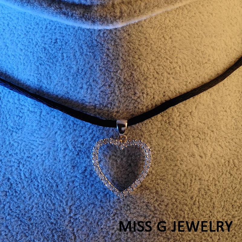 Female engagement Pendant Heart-shaped Pendant large jewelry factory,OEM/ODM Jewelry Trade processing customized,Wholesale jewelry manufacturer