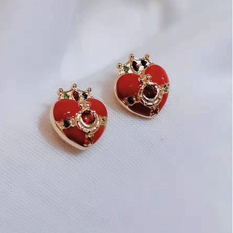 Heart-shaped Earrings earrings for girls earring studs large jewelry factory,OEM/ODM Jewelry Trade processing customized,Wholesale jewelry manufacturer