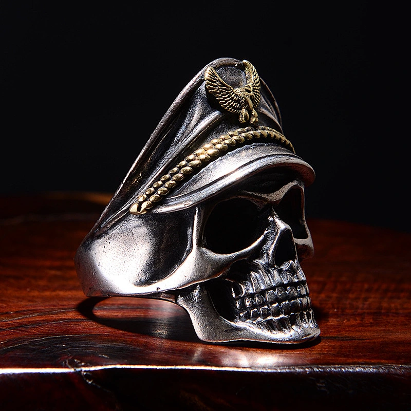 Pirate Captain Ring men's ring large jewelry factory,OEM/ODM Jewelry Trade processing customized,Wholesale jewelry manufacturer