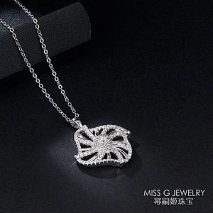 Trendy Pendant S925 Silver Fashion Pendant inlaid with zircon